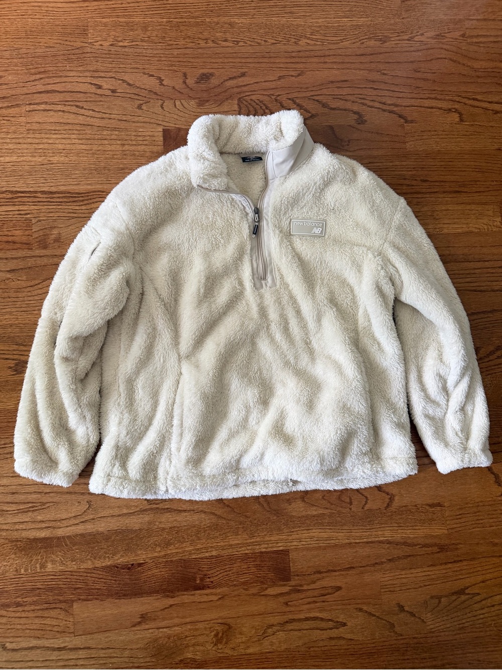 New Balance fuzzy quarter zip